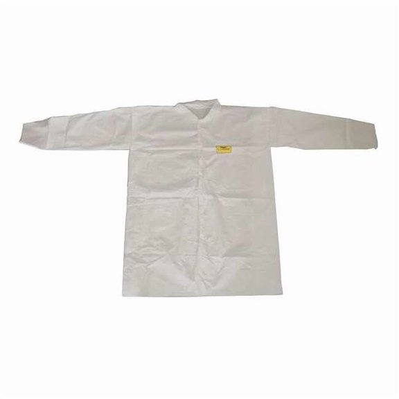 Condor Lab Coat,4XL,White,Microp Lam,PK30 30C591