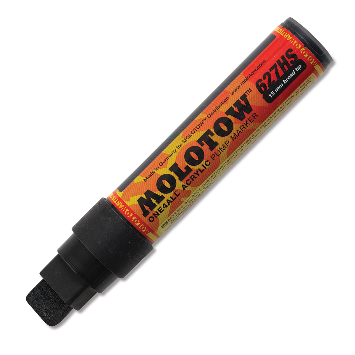 MOLOTOW 15mm Wide Tip Acrylic Pump Marker Signal Black