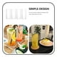 thumbnail image 4 of 4 tazas de vidrio transparente resistentes al calor para café, estilo simple., 4 of 5
