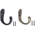 thumbnail image 1 of Robe Hook, Oil Polished Bronze And Antique Brass, 1 of 1