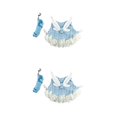 thumbnail image 3 of xinxixnxx Soft Rabbit Vest Harness Leash Set Costume for Small Animals Ferret Blue M 2Set, 3 of 6