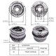thumbnail image 2 of A2780505000 Timing Camshaft Phase Adjuster Camshaft Sprocket, 2 of 5