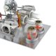 thumbnail image 4 of Motor Térmico De Doble-cilindro Combustión Externa Conversión De Energía Térmica A Trabajo Mecánico Suministro De Laboratorio Baoblaze Stirling Engine, 4 of 8