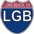 thumbnail image 1 of 3.8 Inch US Interstate Sticker Long Beach California, 1 of 1