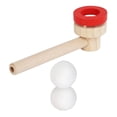 thumbnail image 1 of Bolas que soplan juguetes, juego de pelota flotante, juego de desafío, juguete interactivo al aire libre, juguete de bola que de madera para, 1 of 9
