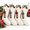 White, variant on White 18 Inch Large Cable Knit Christmas Stockings with Wooden Name Tags, 4 Pack