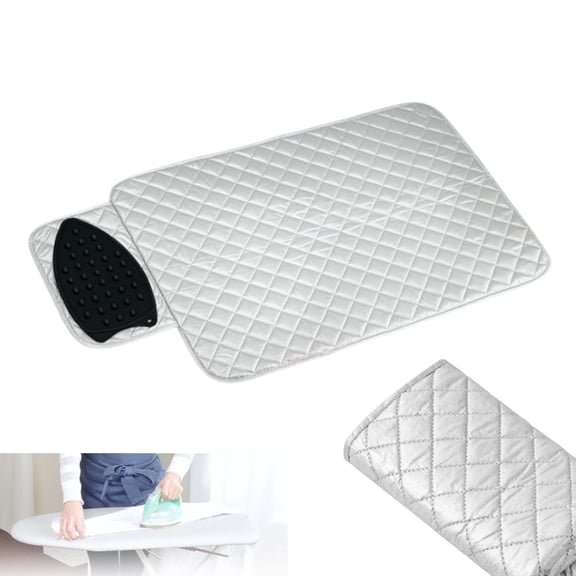 Portable Ironing Mat Blanket,QZS Reusable Small Ironing Board Alternative,1Pack Foldable Ironing Blanket for Home,Travel