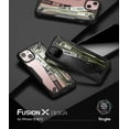 thumbnail image 2 of Ringke Fusion-X Design Case Compatible with iPhone 13, Designed Hard Back Shockproof Advanced Bumper Cover - Tiket Band, 2 of 9