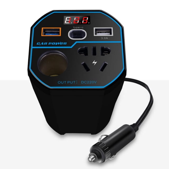 Yimiti Car Inverter Power Inverter 12V To 110V Car Outlet Adapter 12V Inverter-24V