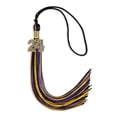 thumbnail image 5 of Endea Graduation Black/Purple/Gold Mixed Color Graduation Tassel with Gold Date Drop, 5 of 11