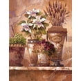 thumbnail image 2 of Lee, James 12x14 Black Ornate Wood Framed with Double Matting Museum Art Print Titled - Floral Elegance 1, 2 of 4