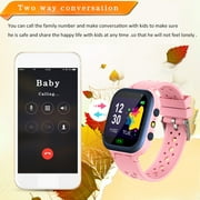 Smart Watch for Kids, WiFi SMS, Call, Voice Video Chat, Bluetooth, Audio Recording, Alarm, Pedometer, Wrist Watch for 4-16 Boys Girls Birthday Gifts