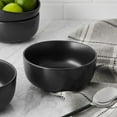 thumbnail image 3 of Mainstays Alessandra Matte Black Stoneware Bowl, 3 of 5