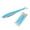 Blue, variant on 3pcs Soft Lure Fishing Tackle Accessories 17.5cm 18g Artificial Swimbait Forked Tail Fishing Lure Elastic Baits