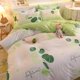thumbnail image 1 of Lindo juego de cama para hombres y mujeres, funda nórdica, ropa de cama, edredón de microfibra de algodón lavado, juego de sábanas para cama doble, tamaño Queen y King, 1 of 6