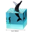 thumbnail image 3 of Adorno De Cubo De Ballena Marina Artesanía luminosa de ballena con luz, cubo de luz nocturna para buzo de ballena, decoración de la habitación del hogar de 5cm, 3 of 7