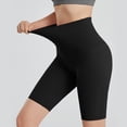 thumbnail image 4 of Work Out Shorts Gym for Solid Color Yoga Sports Tight Shorts, 4 of 5