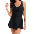 thumbnail image 1 of Conjunto de bikini sólido de contraste de pecho alto cómodo para mujer Conjuntos de traje de baño de una pieza OAVQHLG3B Store  lin121212, 1 of 4