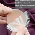 thumbnail image 3 of Pink Womens Silicone Pasties - Reusable Adhesive Silicone Nipple Covers - 2 Pairs, 3 of 5