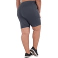thumbnail image 2 of Athletic Works Women's Plus Size 9" High Waisted Active Media Pocket Bike Short, 2 of 6