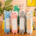 thumbnail image 4 of POINTERTECK Vivid Appearance Comfortable Touch Plush Doll Cartoon Sheep Pig Elephant Long Pillow Cushion, 4 of 10