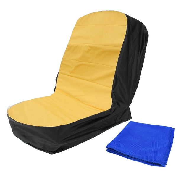 Cubierta de Asiento para Cortacésped para Tractor, Reemplazo de Tamaño Universal Amarillo
