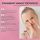 thumbnail image 2 of Children's Toothpaste with Strawberry Mango Taste - Hydroxyapatite and Silica for Sensitive Gums and Brightening Teeth, 114g/4oz Tube, 2 of 5
