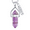 Amethyst, variant on Women's Fine Silver Plated Green Aventurine "Family" Tree Layer Necklace, 16 & 18" + 2" Extender