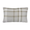 thumbnail image 2 of Pacifica Jeter Oreiller par Astella en Tartan Chanvre, 2 of 2