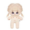thumbnail image 2 of Puntoco Muñeca De Algodón Sin Atributos De 20Cm, Bebé Desnudo Sin Esqueleto, Muñeca De Estrella De Pelo Frito, Muñeca Cambiable C,Decoración Hogareña, 2 of 2