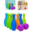 thumbnail image 3 of Juego de bolas de de plástico para niños en edad preescolar Juegos de 10 pines 22cm A Sunnimix Bola de bolos para niños, 3 of 7
