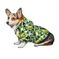 thumbnail image 7 of Honeii Football Doodle Print Small Dog Hoodies Pet Hooded Sweatshirts Fall Winter Puppy Cat Sweaters Warm Clothes for Small Dogs Outfits Costume-Small, 7 of 7