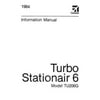 Cessna Turbo U206G Stationair 6 1984 Pilot's Information Manual (D1262-13)