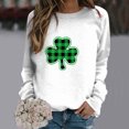 thumbnail image 5 of Baberdicy St.Patricks Day Sweatshirt for Women, Womens Autumn And Winter Casual Hooded Sweater Pullover Sweater Womens Sweatshirt White Xl, 5 of 5