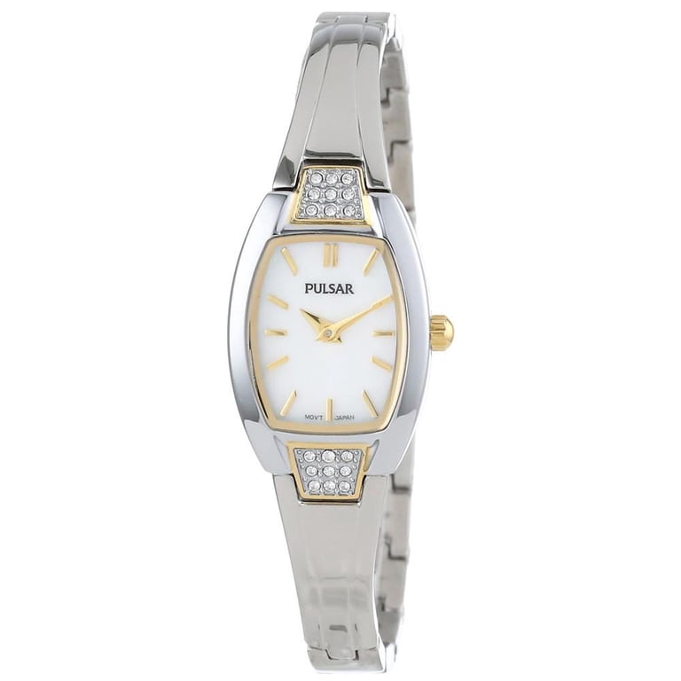 Pulsar Ladies Watch Crystals White Dial Stainless Bracelet Pulsar | Accessories | Pulsar Ladies Watch Crystals White  main image 3