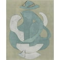 thumbnail image 2 of Delamater, Rob 26x32 White Modern Wood Framed Museum Art Print Titled - Abstract Vessel IV, 2 of 4
