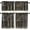 Barn Door-12, variant on Wooden Barn Doors Valance Curtain Wood Rustic Farm Farmhouse Country Retro Western Rod Pocket Valance Window Treatments Short Curtains for Kitchen Living Room 54x18 Inch + 27x36 Inch X 2