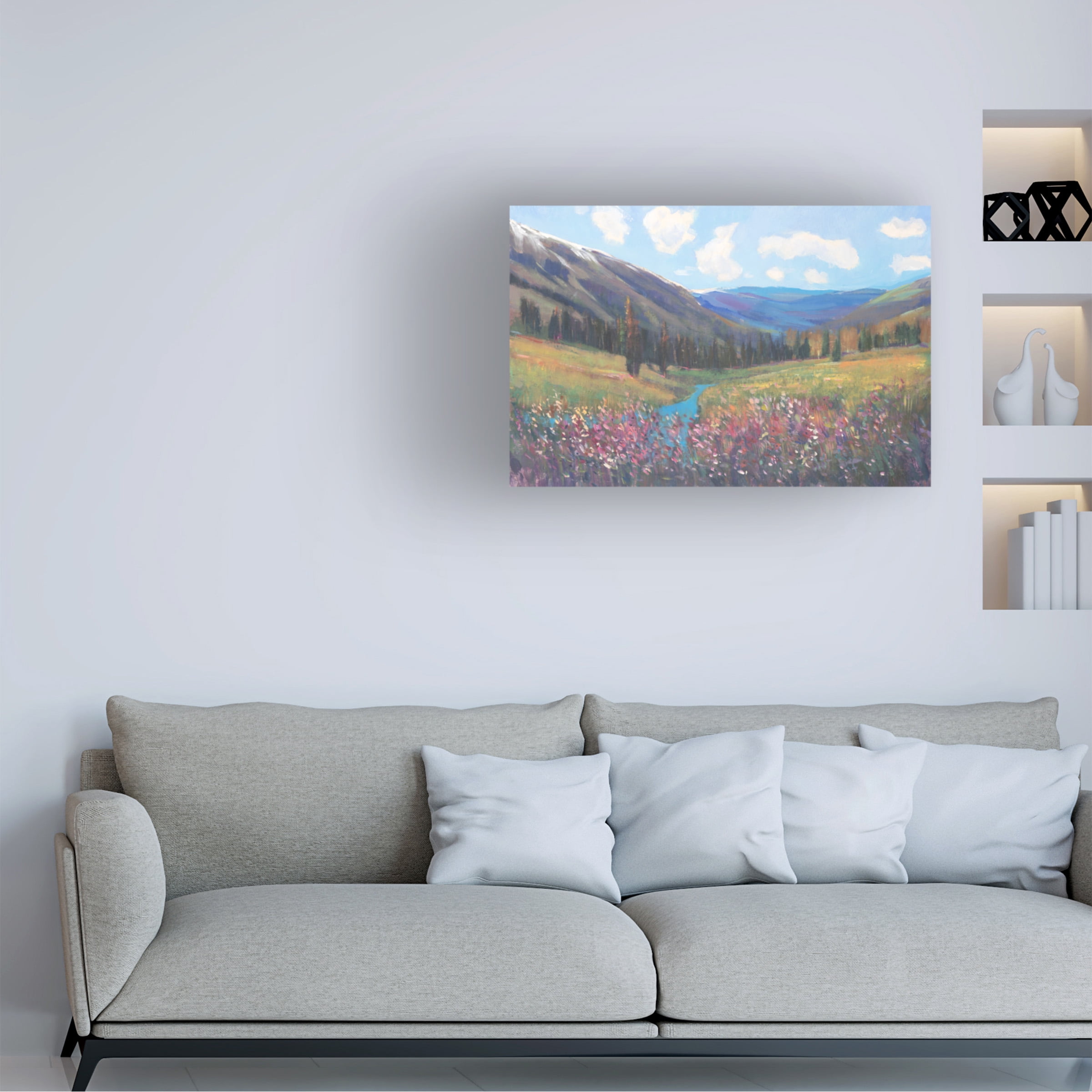 Tim OToole 'Mountain Pass II' Canvas Art