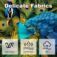 thumbnail image 3 of Peacock Velvet Throw Covers Pillow Inserts - Set of 2 Decorative Pillows with Unique Patterns for Home Decor, Couch, Bed - 16x16, 18x18, 20x20 Inches, 3 of 6