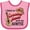Pink and Fuchsia, variant on Inktastic I Listen to Country Music with My Auntie Guitar and Hat Boys or Girls Baby Bib