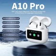 thumbnail image 5 of A10 Pro ANC Wireless Bluetooth 5.3 Earphones App Noise-canceling Call Headphones Waterproof Sports Gaming Touch Screen Headset, 5 of 6