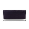 thumbnail image 5 of Xander Tufted Sofa Metal Casters Purple, 5 of 11