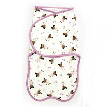 UPC: 0074451130517 | Little Muffincakes Baby Swaddle 100% Cotton Ballerina Theme (Zhara) for Newborn – 3 Months