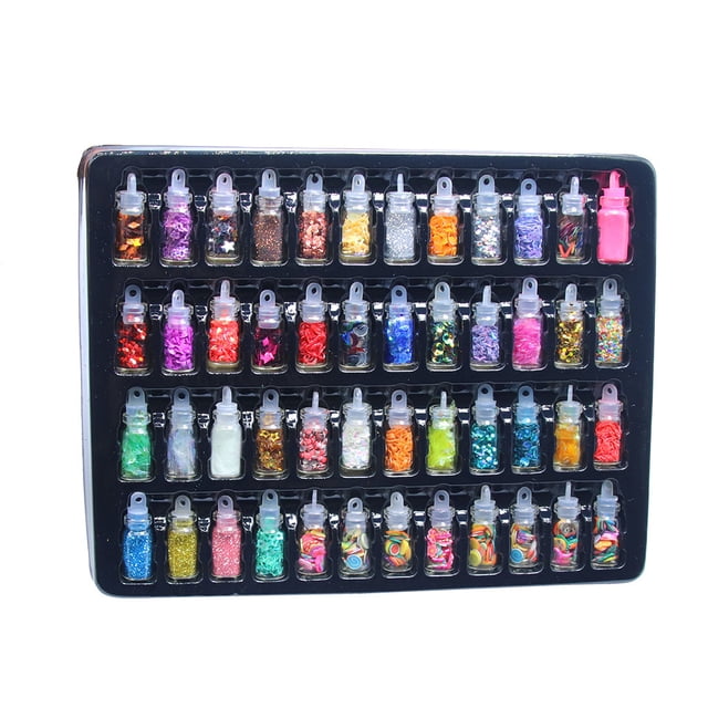 XFGOU the Children Toys and Hobbies Sequins/Glitter 48Pcs Kit Toys DIY Soft For Children Mud Filler Education Slime