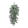 thumbnail image 1 of Guirnalda navideña de lágrima con ramas artificiales de nieve y agujas para escaleras, corona de colgantes de invierno artificiales para jardí, 1 of 9