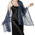 thumbnail image 2 of Flower Lace Scarf Dress Cheongsam Dinner Shawl, 2 of 10
