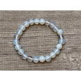 thumbnail image 5 of Opalite Crystal Bead Bracelet 8mm, Wholesale Genuine Opalite Stretch Gemstone Bracelet, Gift for Men & Women (10), 5 of 9