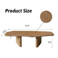 thumbnail image 2 of MDQMD Irregular Solid Wood Coffee Table for Living Room,47.2'' Ash Wooden Coffee Table,Easy Assembly, 2 of 10