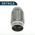 thumbnail image 6 of Unique Bargains Car Exhaust Flex Pipe 2.71 Inch OD Flexible Braided Exhaust Tube Universal Flexible Pipe Tubing Silver Tone 1 Pc, 6 of 6