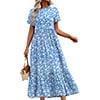 P-Floral Sky Blue